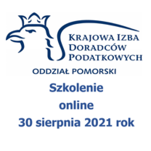 Szkolenie online 30 sierpnia 2021 rok