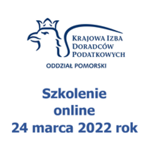 Zaproszenie na szkolenie online 24 marca 2022 rok