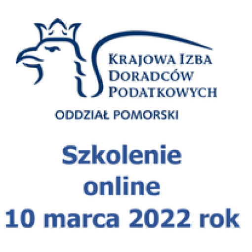 Zaproszenie na szkolenie online 10 marca 2022 rok