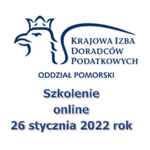 Zaproszenie na szkolenie online 26 stycznia 2022 rok