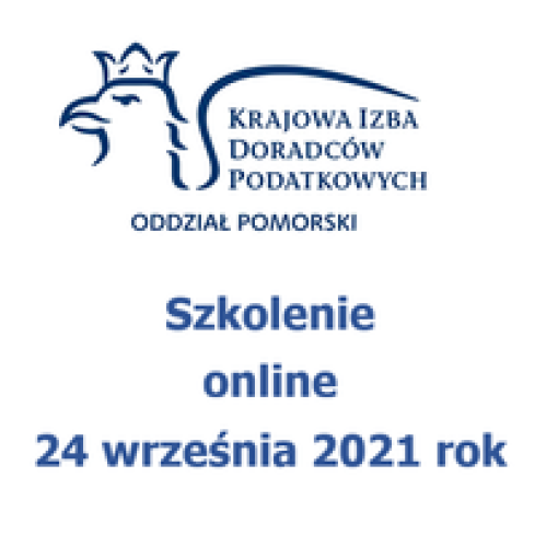 Szkolenie online 24 września 2021 rok