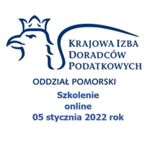 Zaproszenie na szkolenie online 05 stycznia 2022 rok