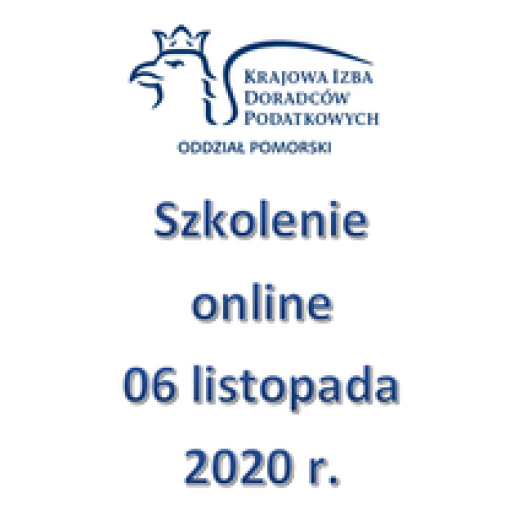 Szkolenie Online - 6 listopada 2020 r.