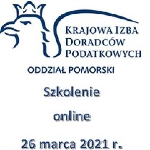 Szkolenie online 26 marca 2021 rok