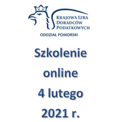 Szkolenie Online - 4 lutego 2021 r.