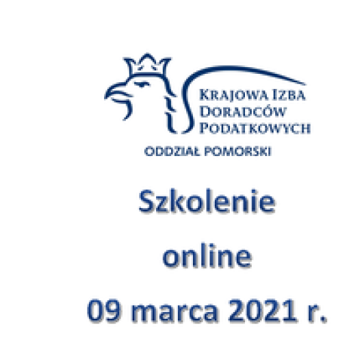 Szkolenie online 09 marca 2021 rok