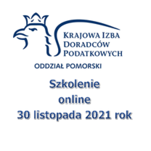 Zaproszenie na szkolenie online 30 listopada 2021 rok