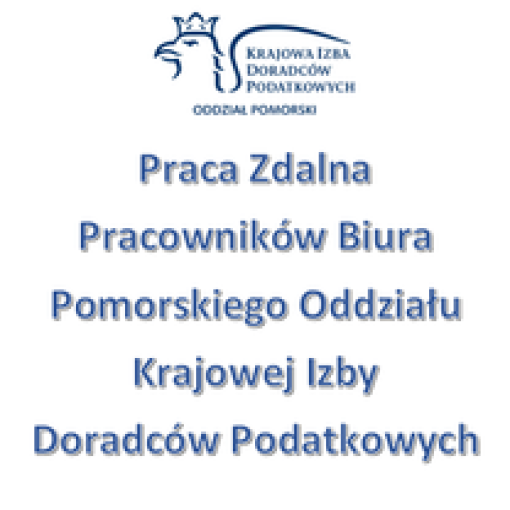 Zdalna praca pracowników Biura Pomorskiego Oddziału KIDP