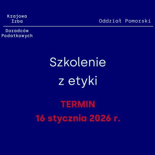 Szkolenie z etyki