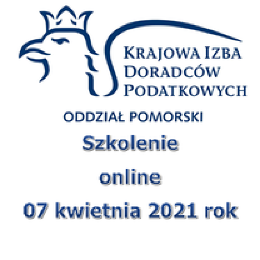 Szkolenie online 07 kwietnia 2021 rok